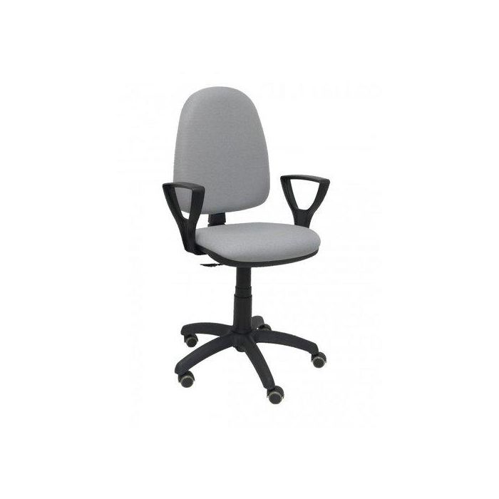 Silla Piqueras Y Crespo Ayna Brazos Fijos Mecanismo Contacto Permanente Con Regulacion De Profundidad Ruedas De Parquet Asiento Y Respaldo Tapizado Bali Gris Claro