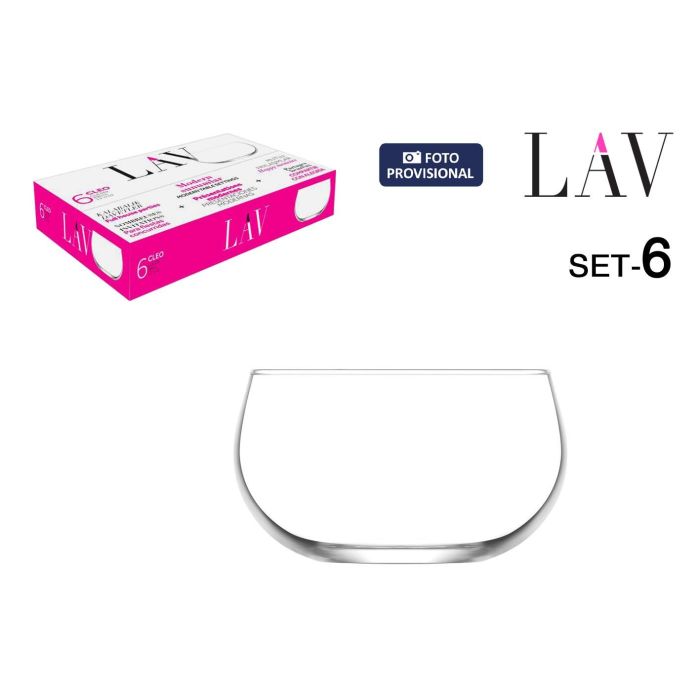 LAV Set de 6 Cuencos Cleo de 390 ml (8 Cajas)
