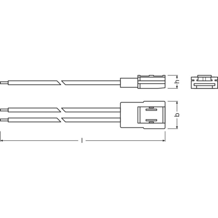 [LVE-4058075727403] Ledvance Conectores Tiras LED PFM/VAL -CP/P2/500 Pack 2 1