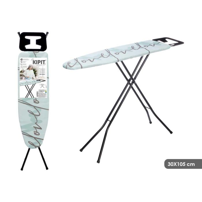 Tabla de Planchar Love Kipit 30x105 cm - Verde/Negro (4 Unidades) Tabla de Planchar Love Kipit 30x105 cm - Verde/Negro (4 Unidades)