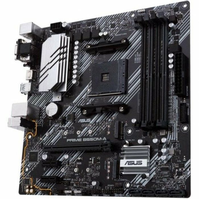 Asus 90MB14I0-M0EAYC Placa Base Prime B550M-A/CSM Micro ATX Socket AM4 para AMD Ryzen, PCIe 4.0, Dual M.2, USB 3.2, Aura Sync 4 Asus 90MB14I0-M0EAYC Placa Base Prime B550M-A/CSM Micro ATX Socket AM4 para AMD Ryzen, PCIe 4.0, Dual M.2, USB 3.2, Aura Sync 4