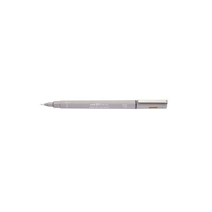 Rotulador Calibrado Uni-Ball Pin Manga 0,1 Mm Gris Claro 12 unidades