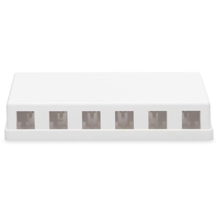 DIGITUS Gehäuse für Keystone Jacks 6-Port. weiß. Aufputzbox 3 DIGITUS Gehäuse für Keystone Jacks 6-Port. weiß. Aufputzbox 3