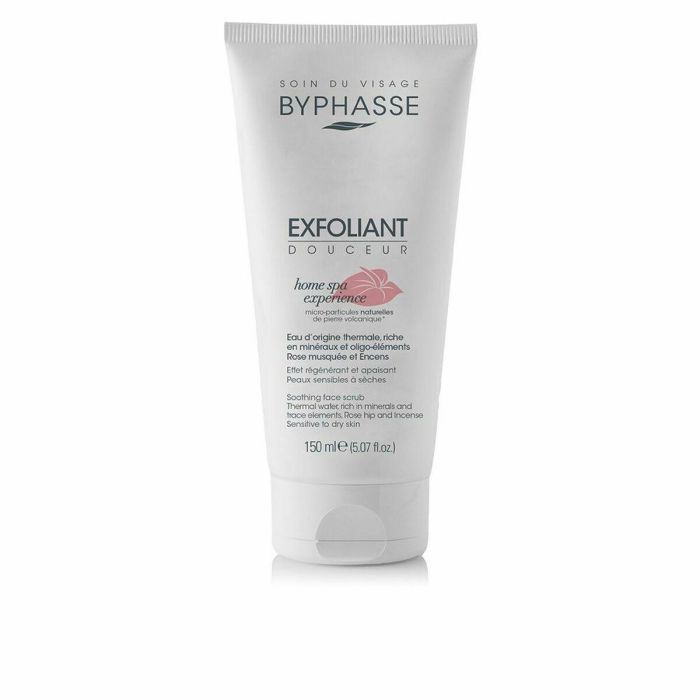 Byphasse Home Spa Experience Exfoliante Facial Douceur para Piel Sensible y Seca con Rosa Mosqueta y Agua Termal 150 ml Byphasse Home Spa Experience Exfoliante Facial Douceur para Piel Sensible y Seca con Rosa Mosqueta y Agua Termal 150 ml