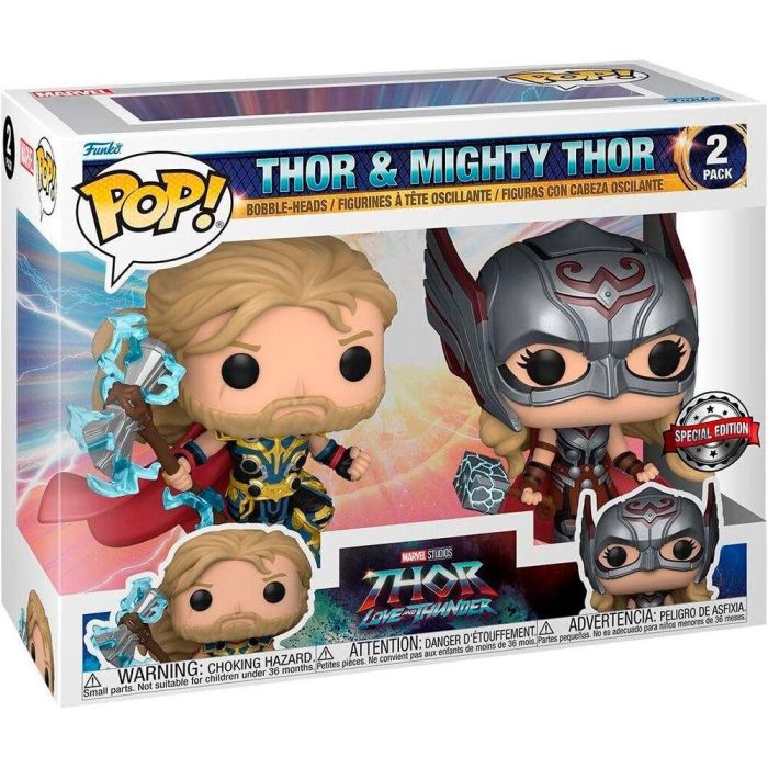 Funko Pack 2 Figuras Pop! Vinyl Marvel - Tamaño 9 cm en Caja con Ventana 1 Funko Pack 2 Figuras Pop! Vinyl Marvel - Tamaño 9 cm en Caja con Ventana 1