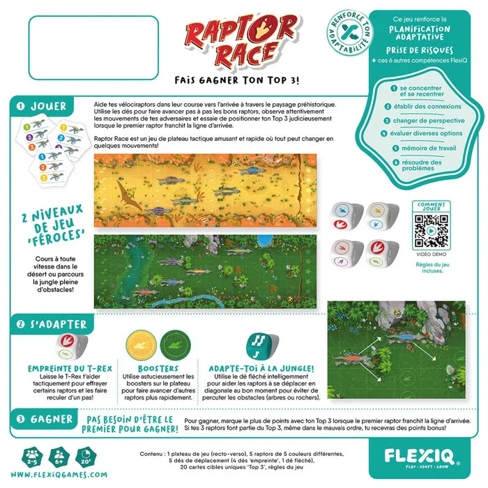 Asmodee Carrera de Rapaces - Juego de fiesta para 2 a 6 jugadores, interior, desde 8 años, idioma francés - ASM1754803786382