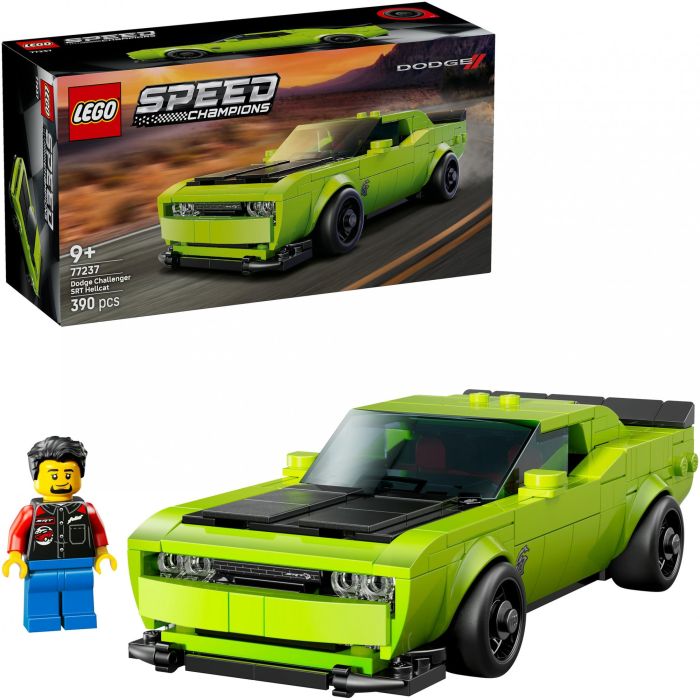 Lego Speed Champions Coche Deportivo Dodge Challenger SRT Hellcat - Kit de Construcción Réplica Detallada para Niños +9 Años 3