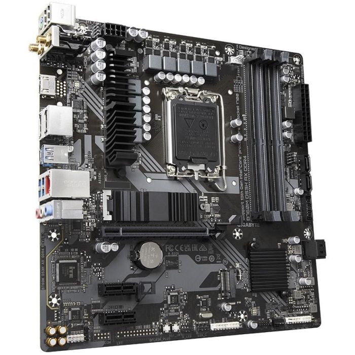 GIGABYTE B760M DS3H AX Placa Base Intel B760 LGA 1700 DDR4 5333MHz Micro ATX Wi-Fi 6E 2.5GbE LAN para Intel 12ª-14ª Gen 3