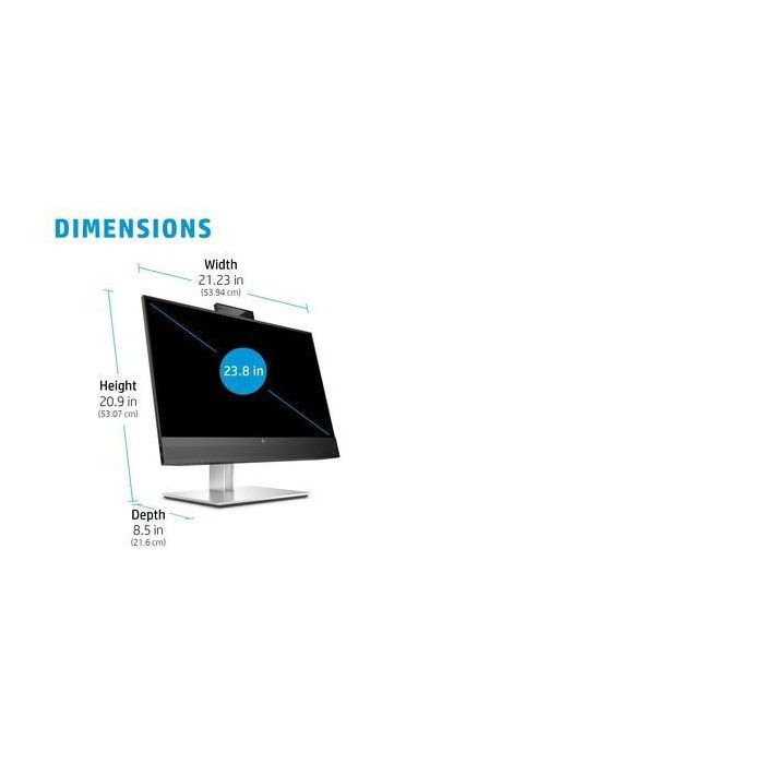 HP 60.45cm (23.8") Full HD 1920 x 1080 IPS, 16:9, 250cd/m², 5ms, 178°/178°, 1000:1 7 HP 60.45cm (23.8") Full HD 1920 x 1080 IPS, 16:9, 250cd/m², 5ms, 178°/178°, 1000:1 7