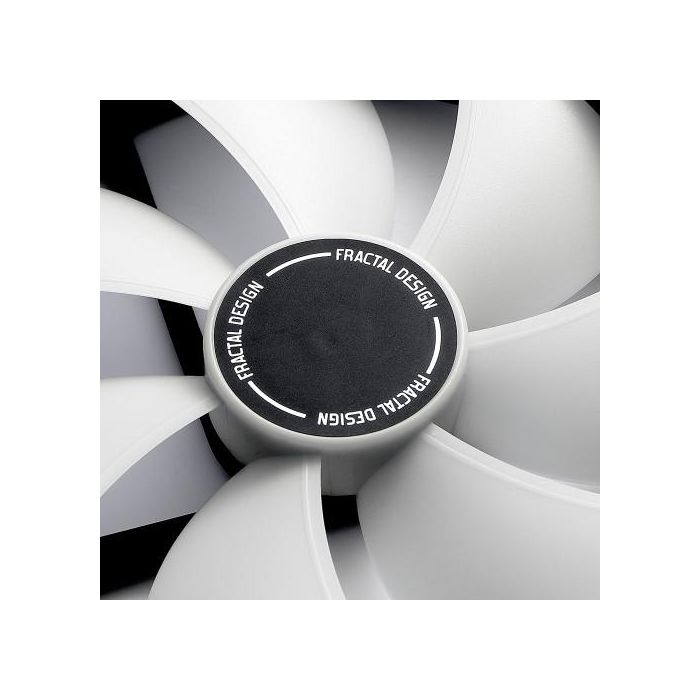 Fractal Design Ventilador Prisma AL-12 PWM 12cm Negro Blanco Iluminación LED PWM para Carcasa de Ordenador 14
