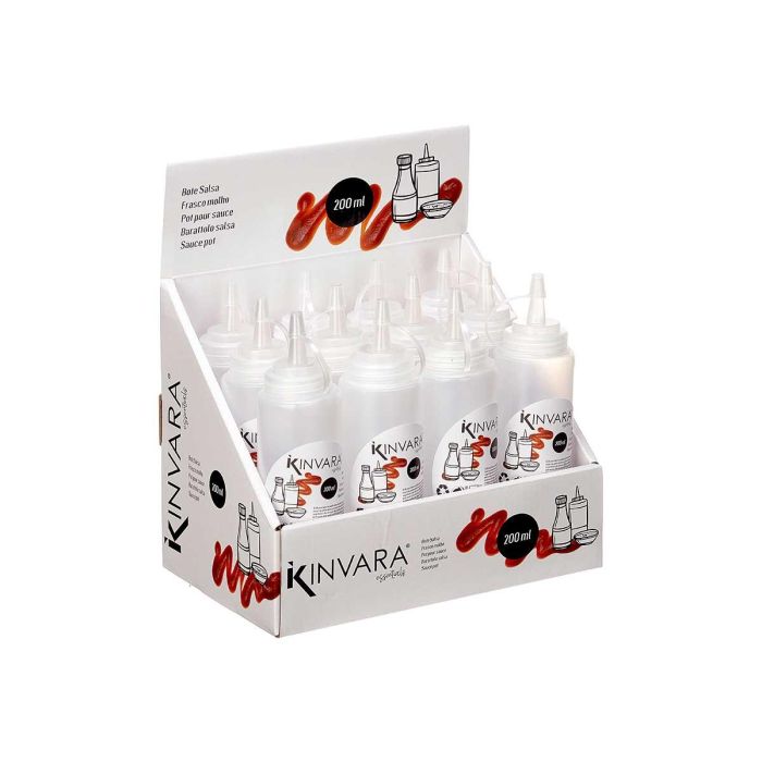 Bote Plastico Para Salsa 200 Ml Kinvara 5X18CM (48 Unidades) 2 Bote Plastico Para Salsa 200 Ml Kinvara 5X18CM (48 Unidades) 2