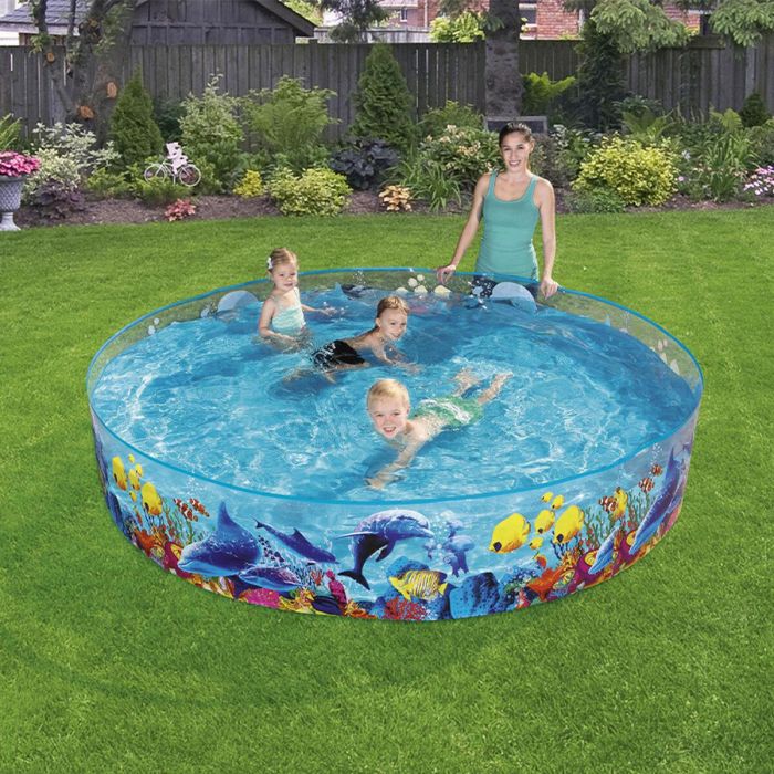 Bestway Piscina Rigida Infantil PVC Marina 244x46 cm +3 Años Jardin 55031 7 Bestway Piscina Rigida Infantil PVC Marina 244x46 cm +3 Años Jardin 55031 7