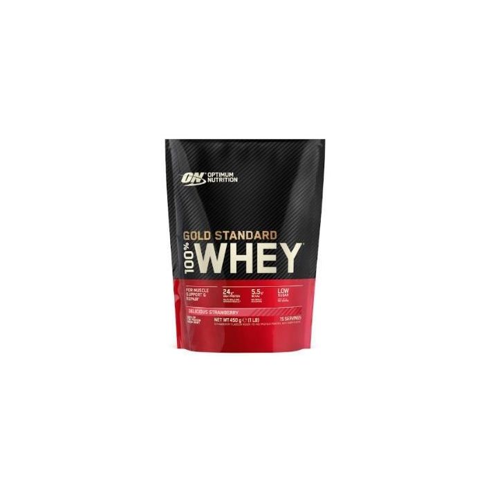 Optimum Nutrition 100% Whey Gold Standard Delicious Fresa 450Gr.