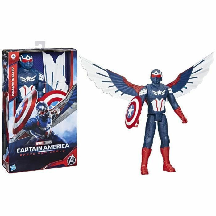 Figura Deluxe Capitán América Titan Hero F9301 Hasbro