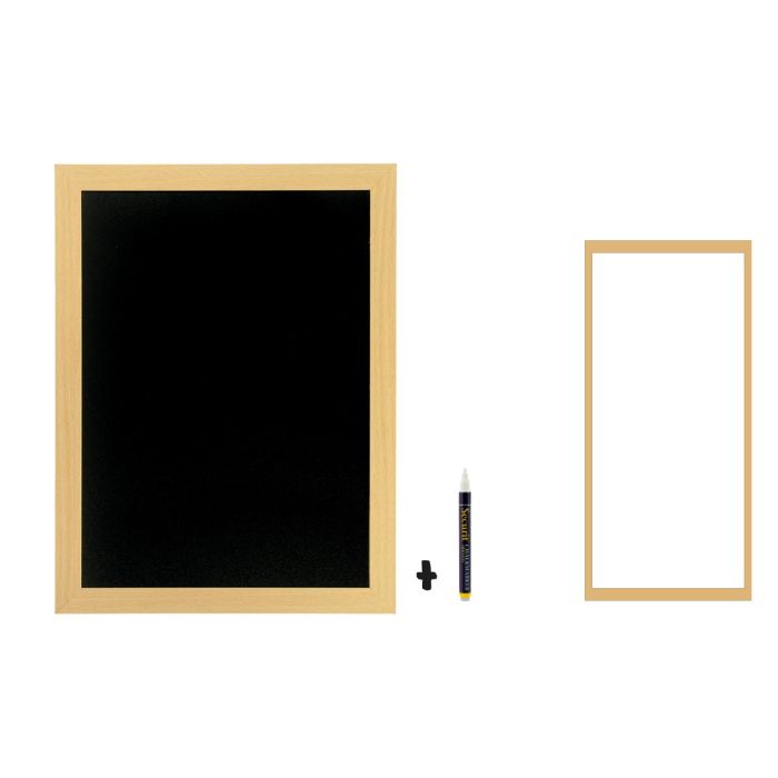 Pizarra de pared Woody Teca 40x20 cm - Inde (6 Unidades) Pizarra de pared Woody Teca 40x20 cm - Inde (6 Unidades)