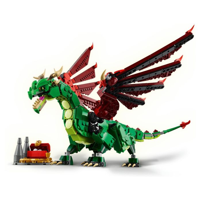 Lego Dragón Medieval 31161 Creator, Juego de Construcción, 3 Modelos en 1, Edad +9 Años