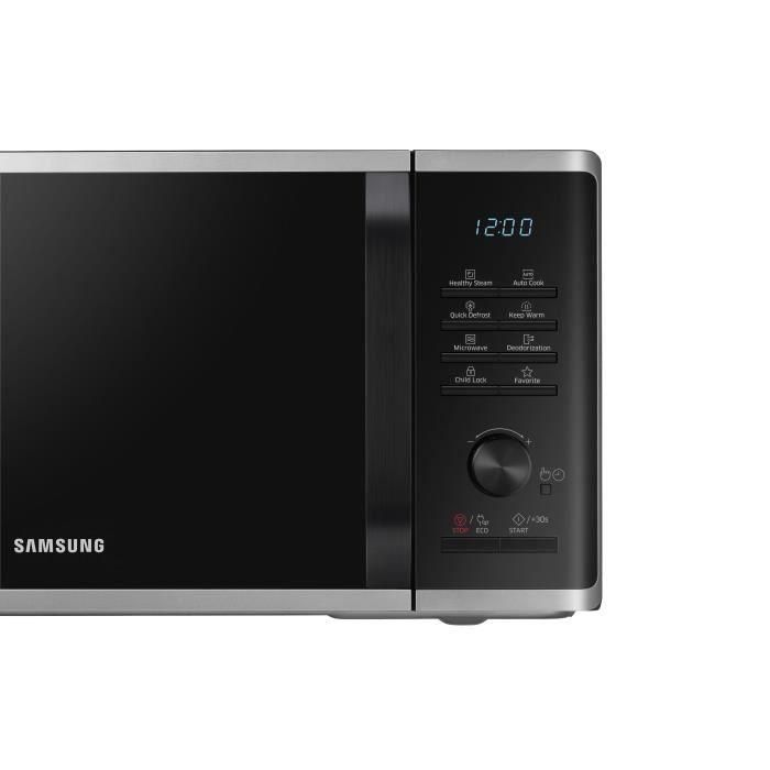 SAMSUNG MS23K3555ES SOLO Microondas 23L - 800 W - 20 programas - Negro y plata 4