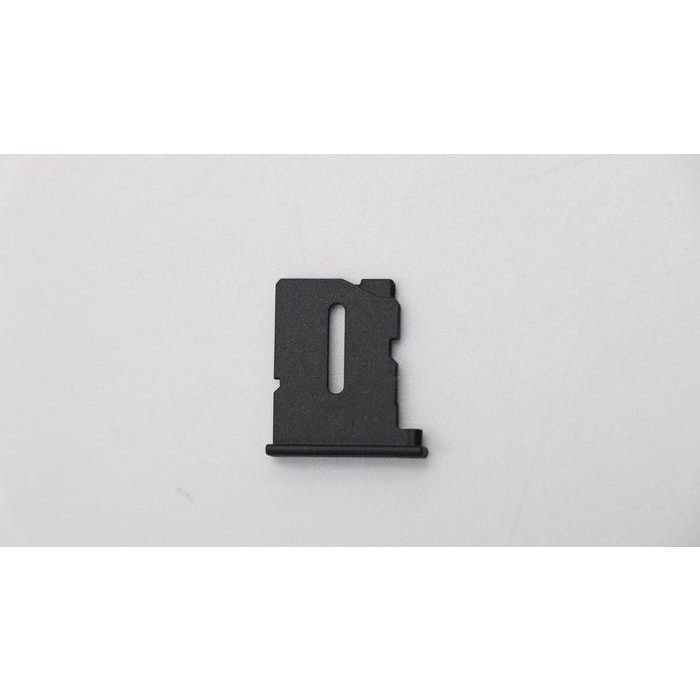 Lenovo SIM tray assembly for Lenovo devices, black color, designed to securely hold SIM cards, compatible with Bumblebee-1 models. 1 Lenovo SIM tray assembly for Lenovo devices, black color, designed to securely hold SIM cards, compatible with Bumblebee-1 models. 1