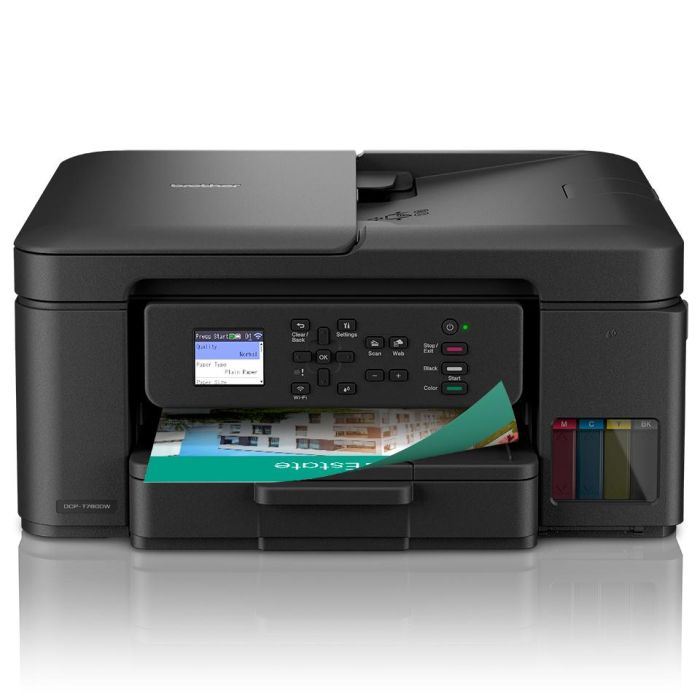 Brother DCPT780DWRE1 Impresora Multifunción DCP-T780DW Color, WiFi, Dúplex Automático, Tanque de Tinta Recargable y ADF 6 Brother DCPT780DWRE1 Impresora Multifunción DCP-T780DW Color, WiFi, Dúplex Automático, Tanque de Tinta Recargable y ADF 6