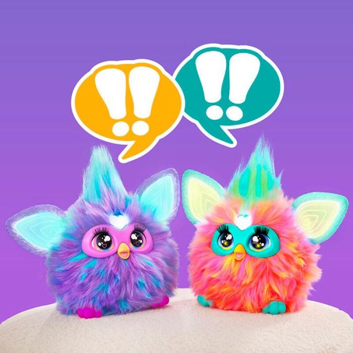 Hasbro Furby Naranja Coral - Juguete Interactivo con Reconocimiento de Voz, Modos de Juego y Lenguaje Humano 12