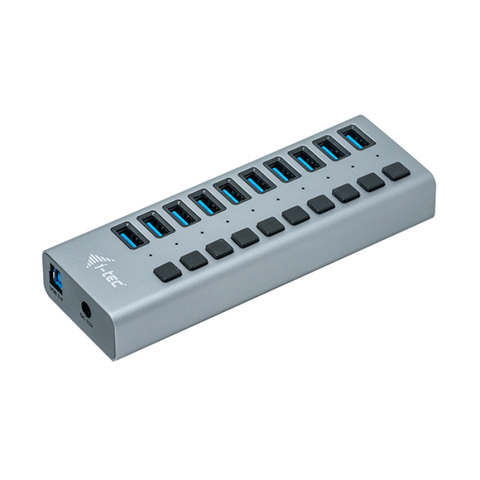i-tec USB 3.0 Charging Hub 10 Port + Power Adapter 48 W EU Power 0 i-tec USB 3.0 Charging Hub 10 Port + Power Adapter 48 W EU Power 0