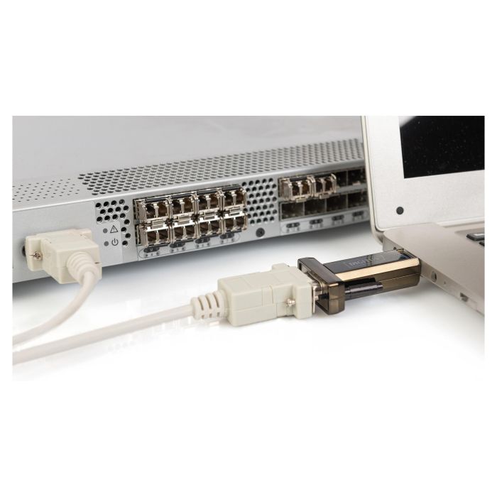 Digitus Adaptador USB 2.0 a Serie RS232 DSUB 9M con Chipset FTDI y Cable USB de 80cm