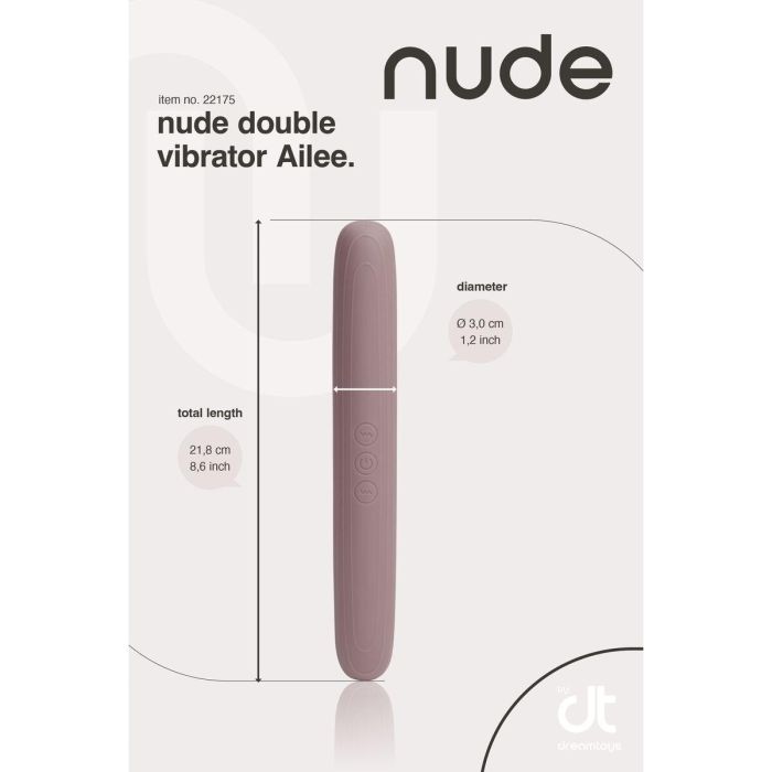 Vibrador Dream Toys Nude Morado 2 Vibrador Dream Toys Nude Morado 2