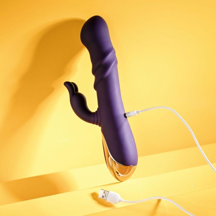 Vibrador Doble Estimulación Evolved Playboy Morado Púrpura 12 Vibrador Doble Estimulación Evolved Playboy Morado Púrpura 12