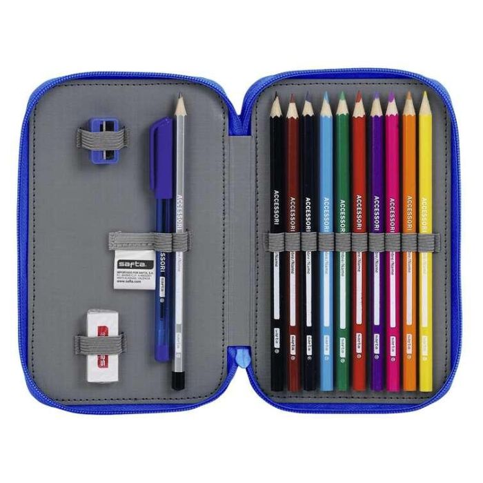 Plumier Doble Real Zaragoza Azul 12.5 x 19.5 x 4 cm (28 piezas) 3 Plumier Doble Real Zaragoza Azul 12.5 x 19.5 x 4 cm (28 piezas) 3