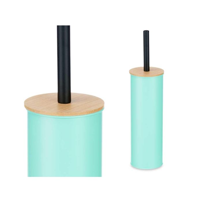 Escobillero Metal Tapa Bambu Menta Berilo 9X27CM (6 Unidades) 3 Escobillero Metal Tapa Bambu Menta Berilo 9X27CM (6 Unidades) 3
