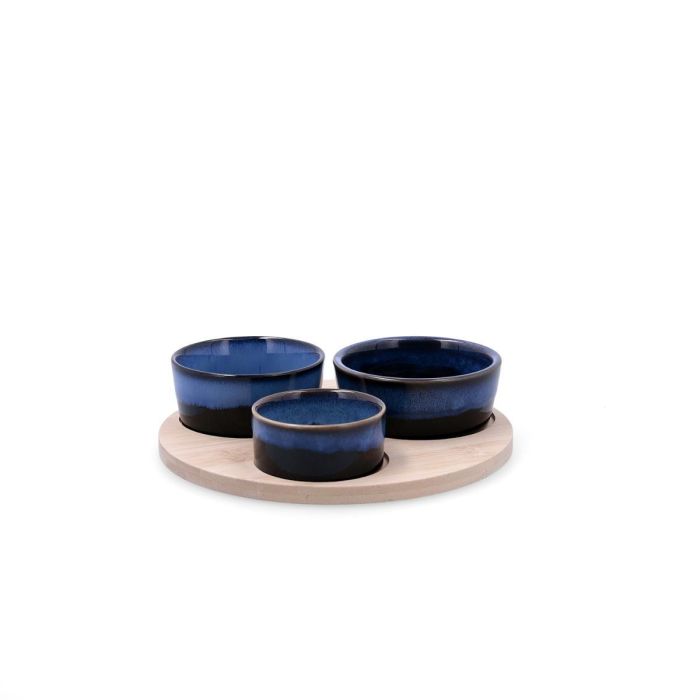 Tabla Aperitivo Bambú Cerámica Moana Bidasoa 20x4,5 cm Tabla Aperitivo Bambú Cerámica Moana Bidasoa 20x4,5 cm