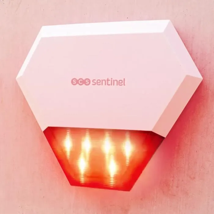 SCS Sentinel Sirena exterior cableada adicional KitAlarm SCS3701085205768 - Alcance 80m - Alerta sonora y luminosa 2