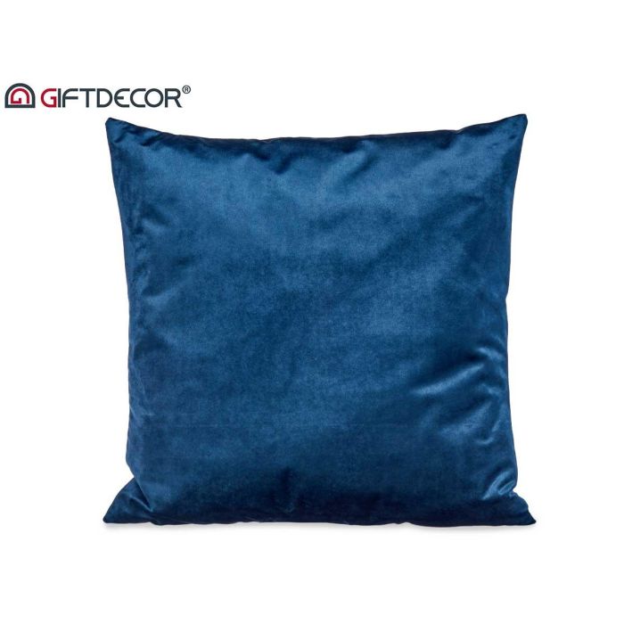 Cojín de Terciopelo Azul 60x60 cm - Giftdecor (4 Unidades) 1 Cojín de Terciopelo Azul 60x60 cm - Giftdecor (4 Unidades) 1