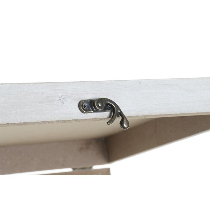 DKD Home Decor Jarrones Modernos MDF Negro Dorado Blanco 6 x 31.5 x 46.5 cm (2 Unidades) 3