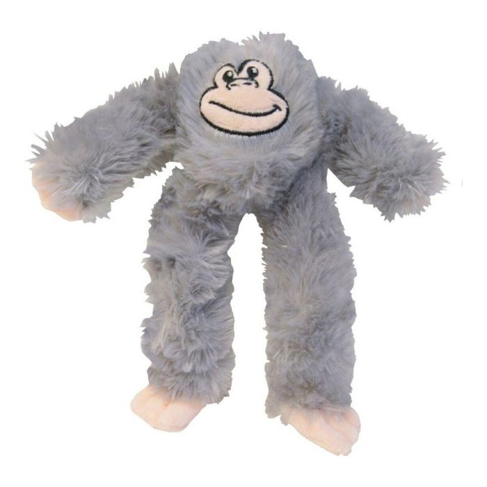 Iwa Peluches para Perros S Mono Gris con Sonido y Cuerda 1