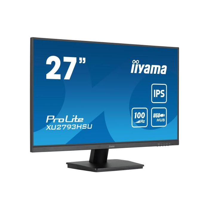 Iiyama ProLite XU2793HSU-B6 Monitor 27" IPS Full HD 100Hz 1ms Negro, HDMI DisplayPort USB, FreeSync, Altavoces 1 Iiyama ProLite XU2793HSU-B6 Monitor 27" IPS Full HD 100Hz 1ms Negro, HDMI DisplayPort USB, FreeSync, Altavoces 1