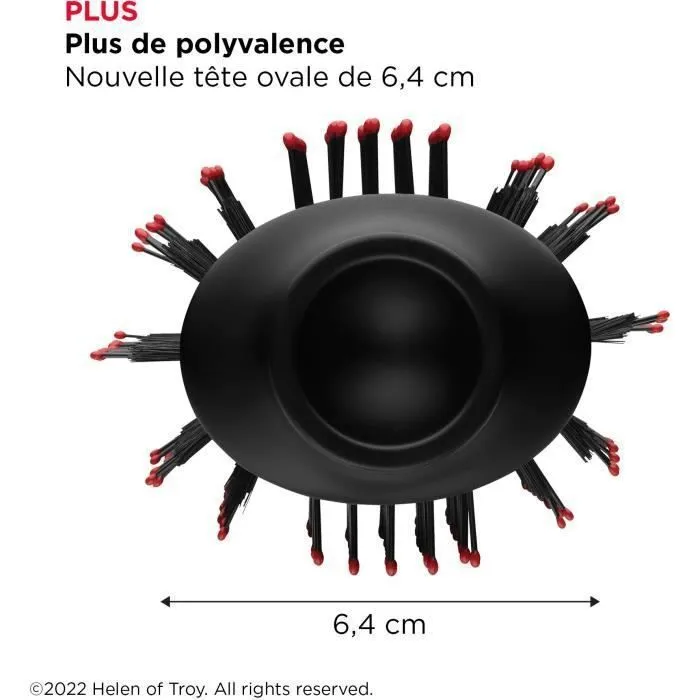 Revlon RVDR5298E Cepillo Secador Moldeador One-Step Volumiser Plus, Cabezal Ovalado Desmontable y Tecnología Tourmaline Ionic, 1 Unidad 3