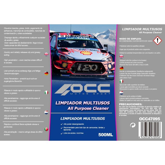 Limpiador OCC Motorsport OCC47095 500 ml 1 Limpiador OCC Motorsport OCC47095 500 ml 1