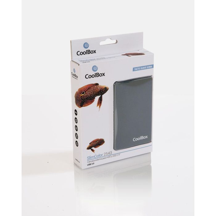 Coolbox Carcasa Disco Duro HDD - SSD Scg2543 - 8, Compatible con SATA 2.5", USB 3.0, Plug & Play 1