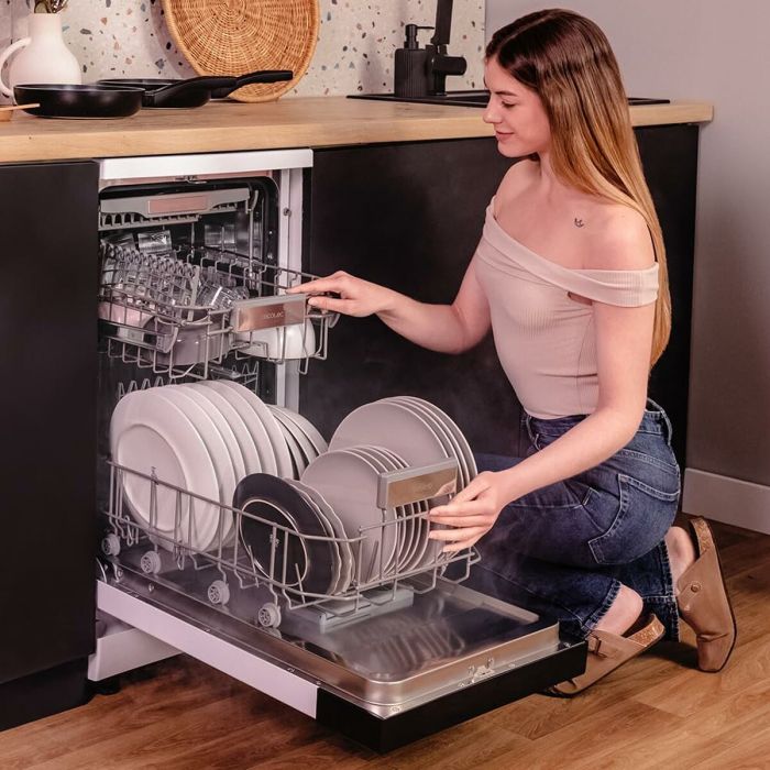 Lavavajillas Cecotec Aguazero 4201 E 11 Cubiertos Blanco 9 Lavavajillas Cecotec Aguazero 4201 E 11 Cubiertos Blanco 9