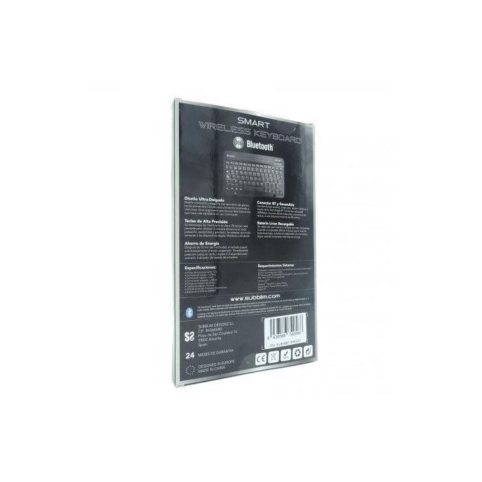 SUBBLIM Teclado Smart BT Keyboard Silver 3