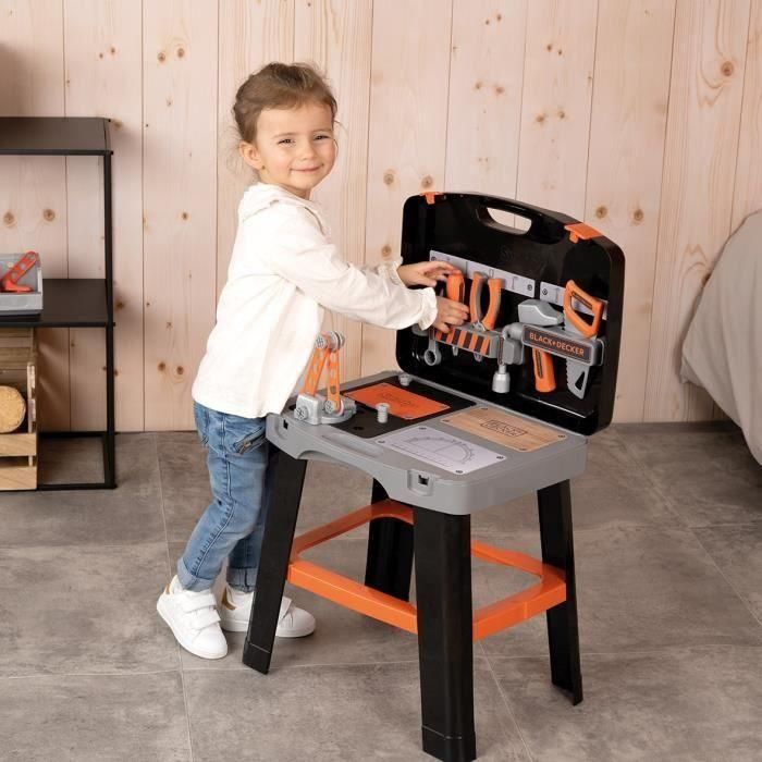 Banco maletín de herramientas black&decker. incluye 33 accesorios. 76x43x35 cm 3