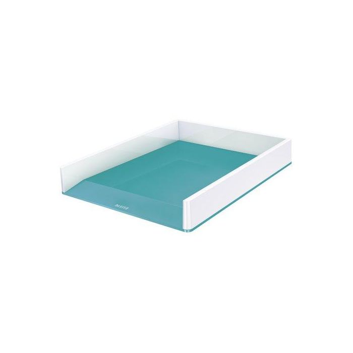 Bandeja Sobremesa Leitz Wow Dual Turquesa/Blanco