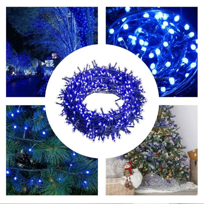 Guirnalda de Luces LED 6 W Azul Blanco 25 m 24 X 14,5 X 12 CM 2