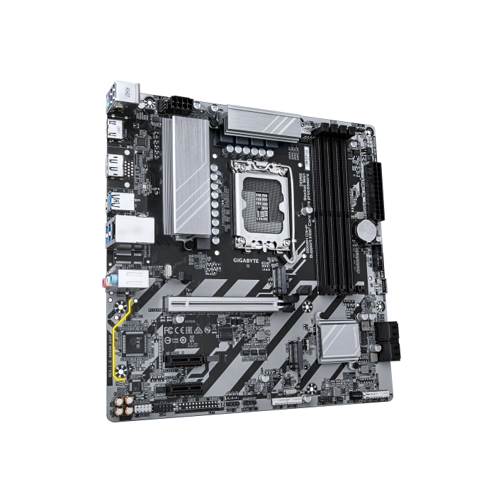 GIGABYTE B860M D3HP Placa base - CPUs Intel Core Ultra, VRM de 4+1+2+1 fases, hasta 9066MHz DDR5, 2xPCIe 4.0 M.2, LAN GbE, USB 3.2 Gen 1 2 GIGABYTE B860M D3HP Placa base - CPUs Intel Core Ultra, VRM de 4+1+2+1 fases, hasta 9066MHz DDR5, 2xPCIe 4.0 M.2, LAN GbE, USB 3.2 Gen 1 2