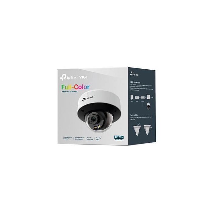 TP-Link INSIGHT S245(2.8MM) Cámara de Seguridad IP Exterior, 4MP 2688x1520, Análisis Inteligente, WDR, Visión Nocturna, Montaje en Techo, Resistente a la Intemperie IP67