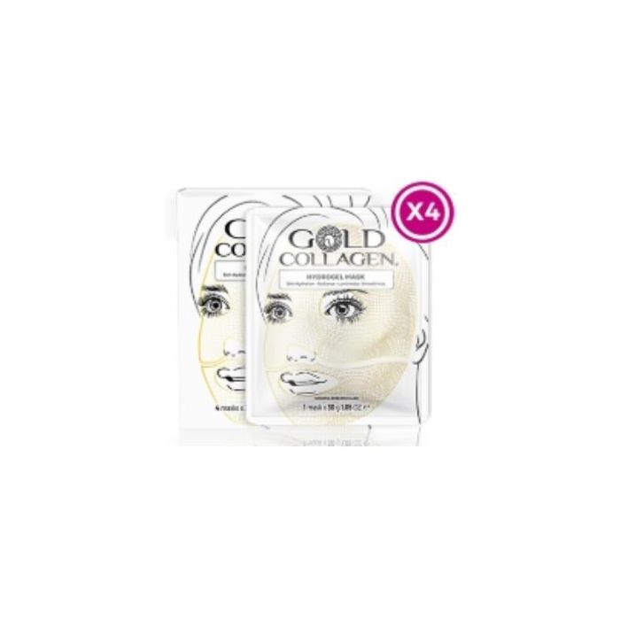 GOLD COLLAGEN Hydrogel Mask 4 Unidades