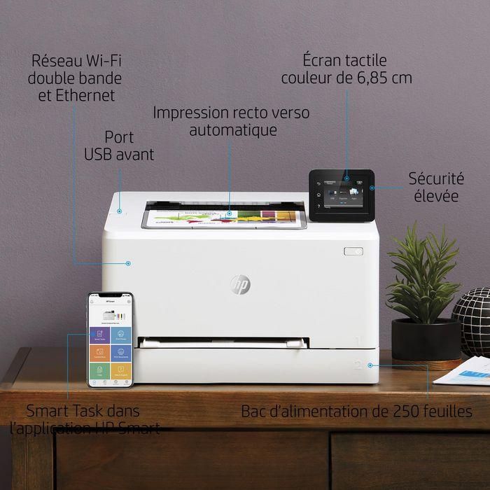 HP M255dw Color LaserJet Pro Impresora Láser WiFi Doble Cara 21ppm 600x600dpi A4, Rápida y Segura para Oficina 8