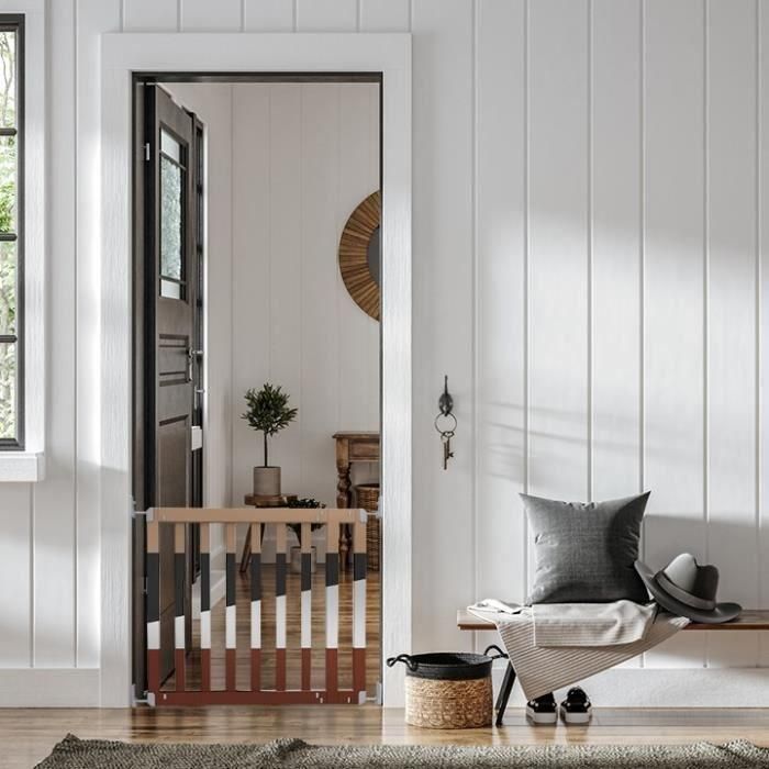 Ingenuity ING0074451172715 Puerta de Seguridad Infantil de 76-91 cm, Personalizable, Pintable o Teñible, Fácil Instalación 2 Ingenuity ING0074451172715 Puerta de Seguridad Infantil de 76-91 cm, Personalizable, Pintable o Teñible, Fácil Instalación 2