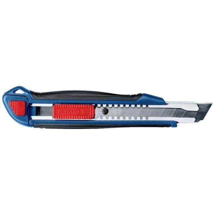 Bosch Cúter Profesional 18 mm con portacuchillas de aluminio fundido, mango ergonómico softgrip y cambio de hoja rápido sin herramientas 1 Bosch Cúter Profesional 18 mm con portacuchillas de aluminio fundido, mango ergonómico softgrip y cambio de hoja rápido sin herramientas 1